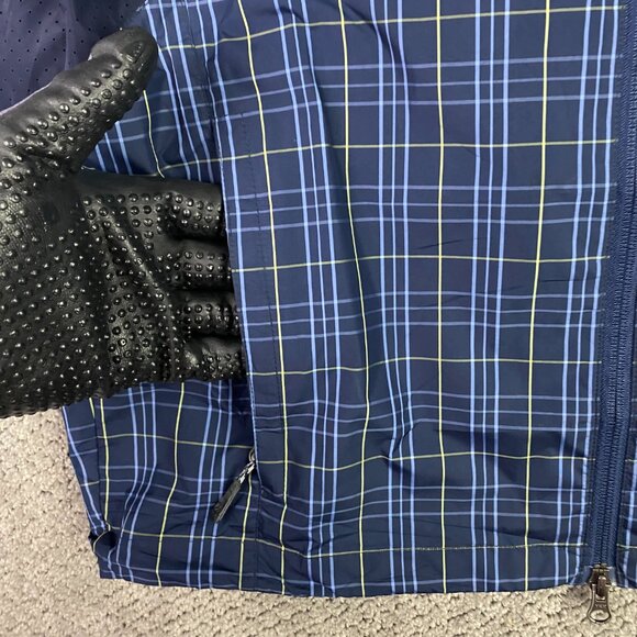 Zero Restriction Pebble Beach Jacket Men's Medium Plaid Tour Series Full Zip Up - Picture 3 of 11